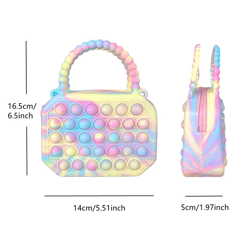 Mini Bolsas Push Pop Silicone Infantil